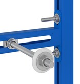 vidaXL Verborgen Montageframe voor Urinoir 50x115-139 cm Staal