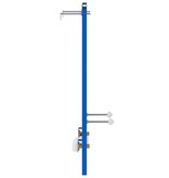 vidaXL Verborgen Montageframe voor Bidet 50x112-136 cm Staal