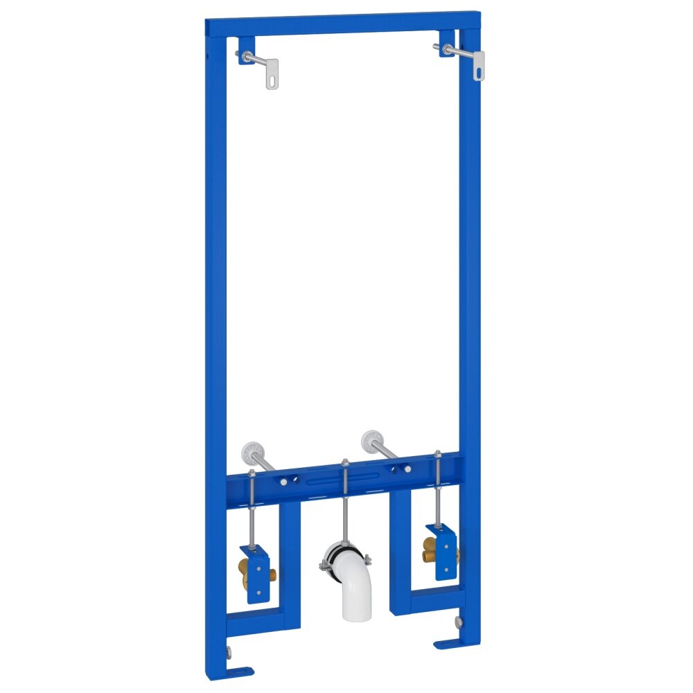 vidaXL Verborgen Montageframe voor Bidet 50x112-136 cm Staal