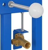 vidaXL Verborgen Montageframe voor Bidet 50x112-136 cm Staal