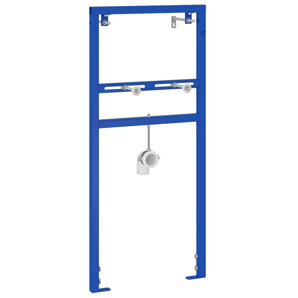 vidaXL Verborgen Montageframe voor Wasbak 50x112-136 cm Staal