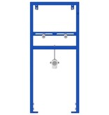 vidaXL Verborgen Montageframe voor Wasbak 50x112-136 cm Staal