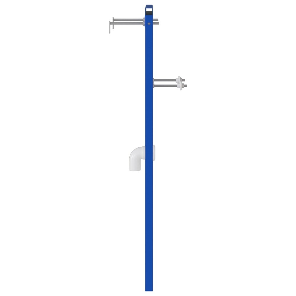 vidaXL Verborgen Montageframe voor Wasbak 50x112-136 cm Staal