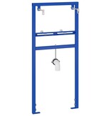 vidaXL Verborgen Montageframe voor Wasbak 50x112-136 cm Staal