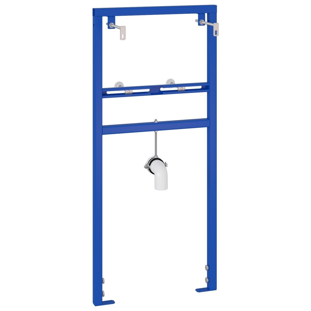 vidaXL Verborgen Montageframe voor Wasbak 50x112-136 cm Staal