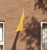 vidaXL Vlaggenmast Houder voor 1 Vlag Wandmontage - Zilver Staal