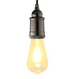 vidaXL Lamphouders 2 st glanzend zwart E27