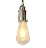 vidaXL Lamphouders 2 st nikkel satijn E27