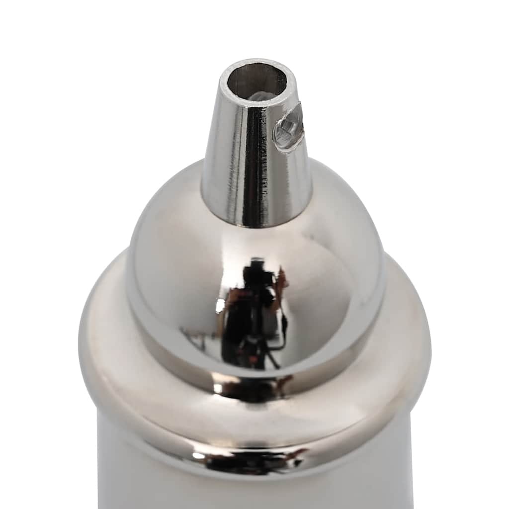vidaXL Lamphouders 2 st nikkel satijn E27