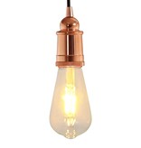 vidaXL Lamphouders 2 st roségoud E27