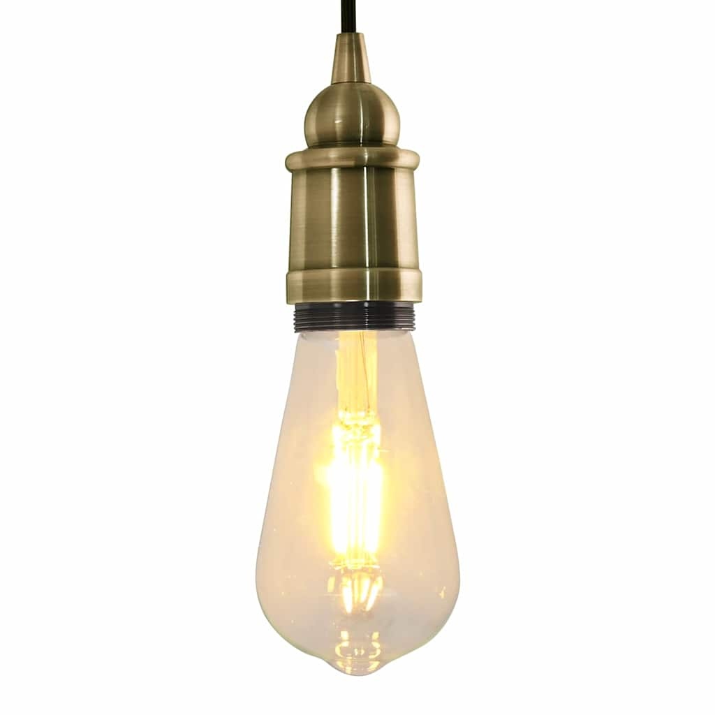 vidaXL Lamphouders 2 st brons E27