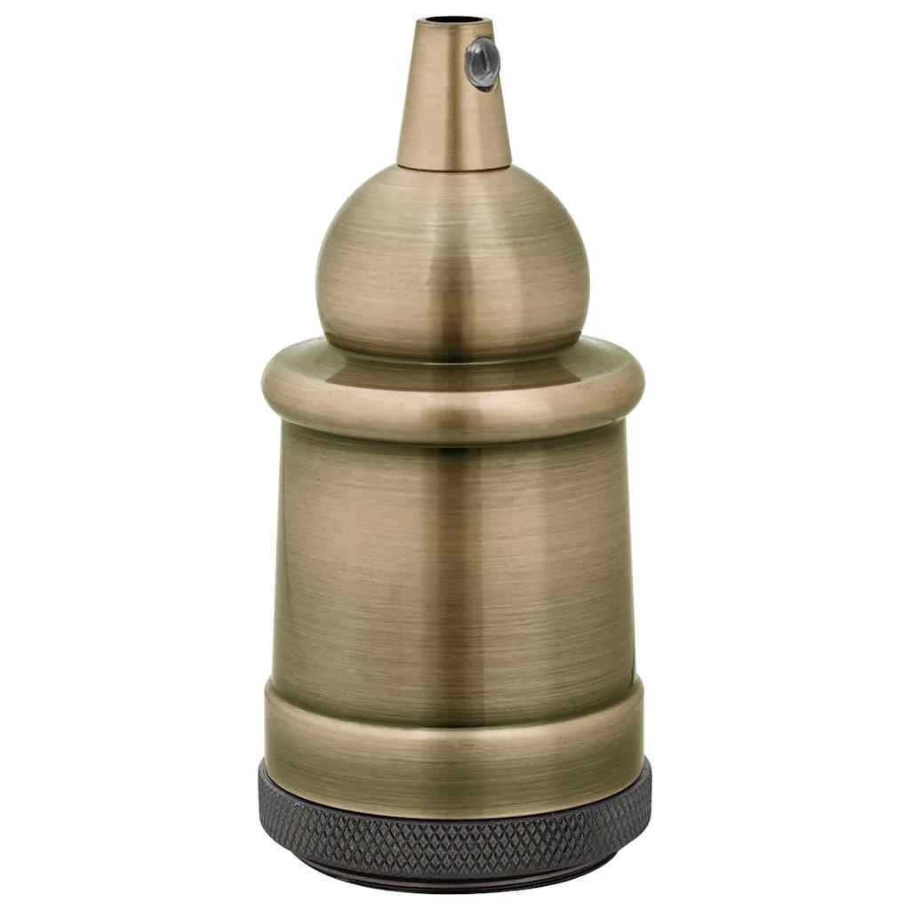 vidaXL Lamphouders 2 st brons E27