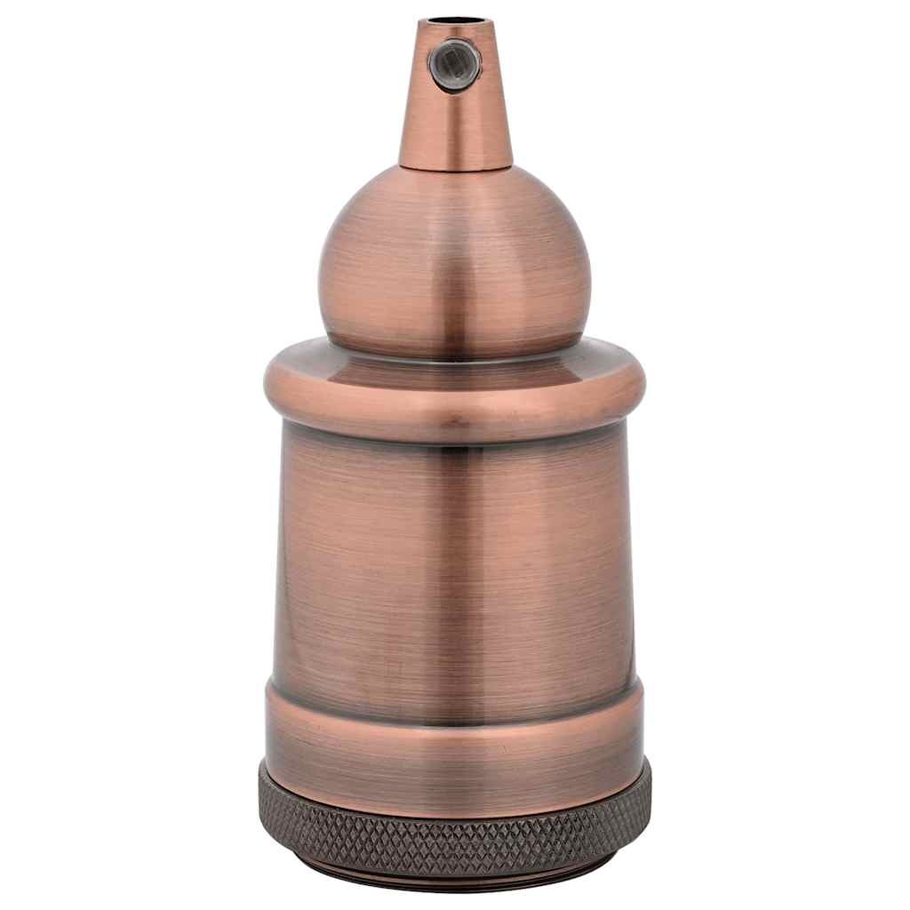 vidaXL Lamphouders 2 st rood brons E27