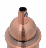 vidaXL Lamphouders 2 st rood brons E27