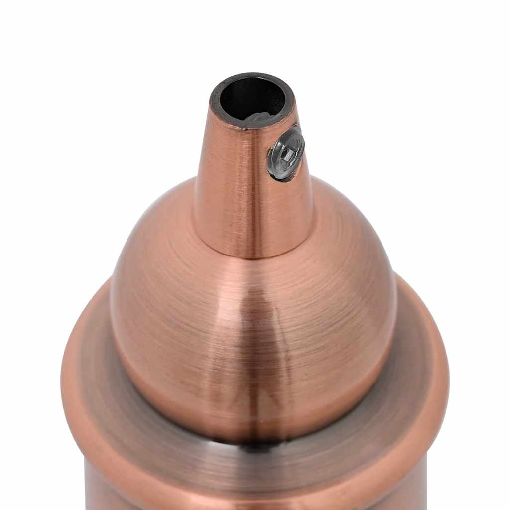 vidaXL Lamphouders 2 st rood brons E27