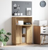 VidaXL Artisan Eiken Bureau Artisan eiken Spaanplaat Middelgroot