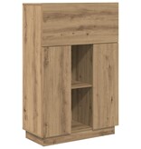 VidaXL Artisan Eiken Bureau Artisan eiken Spaanplaat Middelgroot