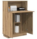 VidaXL Artisan Eiken Bureau Artisan eiken Spaanplaat Middelgroot