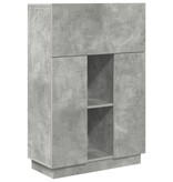VidaXL Beton Grijs Bureau Beton grijs Gemaakt hout Standaard