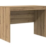 VidaXL Schrijftafel Artisan eiken MDF 100 x 50 x 76 cm Eenvoudig