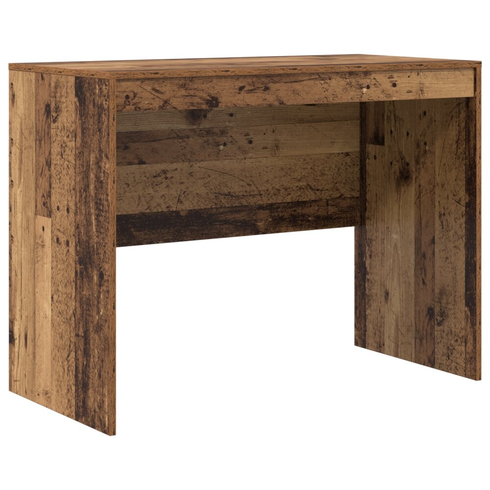 VidaXL Rustiek Schrijfbureau Oud hout Massief Hout 100 x 50 x 76 cm