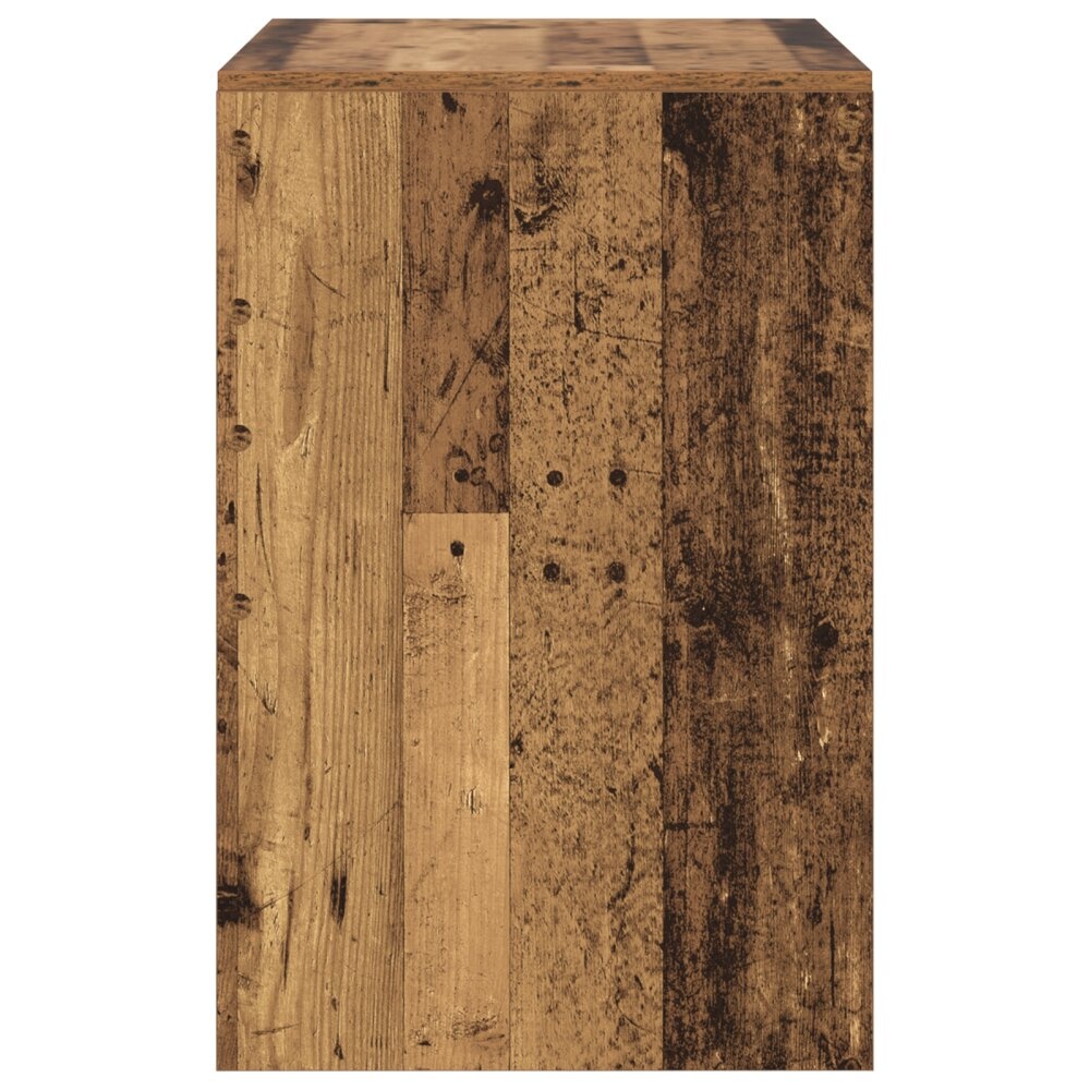 VidaXL Rustiek Schrijfbureau Oud hout Massief Hout 100 x 50 x 76 cm