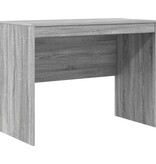 VidaXL Schrijfbureau Grijs sonoma MDF, Fineer 100 x 50 x 76 cm Duurzaam