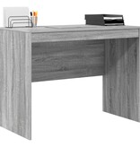 VidaXL Schrijfbureau Grijs sonoma MDF, Fineer 100 x 50 x 76 cm Duurzaam