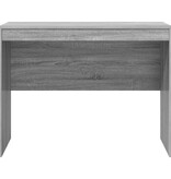 VidaXL Schrijfbureau Grijs sonoma MDF, Fineer 100 x 50 x 76 cm Duurzaam