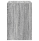 VidaXL Schrijfbureau Grijs sonoma MDF, Fineer 100 x 50 x 76 cm Duurzaam