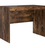 VidaXL Schrijfbureau Gerookt Eiken Spaanplaat 100 x 50 x 76 cm Duurzaam