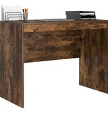VidaXL Schrijfbureau Gerookt Eiken Spaanplaat 100 x 50 x 76 cm Duurzaam