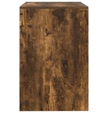 VidaXL Schrijfbureau Gerookt Eiken Spaanplaat 100 x 50 x 76 cm Duurzaam