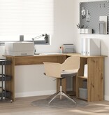 VidaXL Artisan Eiken Computer Bureau Artisan eiken Spaanplaat Medium