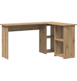 VidaXL Artisan Eiken Computer Bureau Artisan eiken Spaanplaat Medium