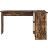 VidaXL Gerookt Eiken Computerbureau Gerookt eiken Bewerkt hout Groot