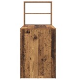 VidaXL Bureau met Opslag Oud Hout 113x54x120 cm Engineered Hout