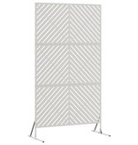 VidaXL Roestvrijstalen Schuttingpaneel Roestvrijstaal Middelgroot Duurzaam