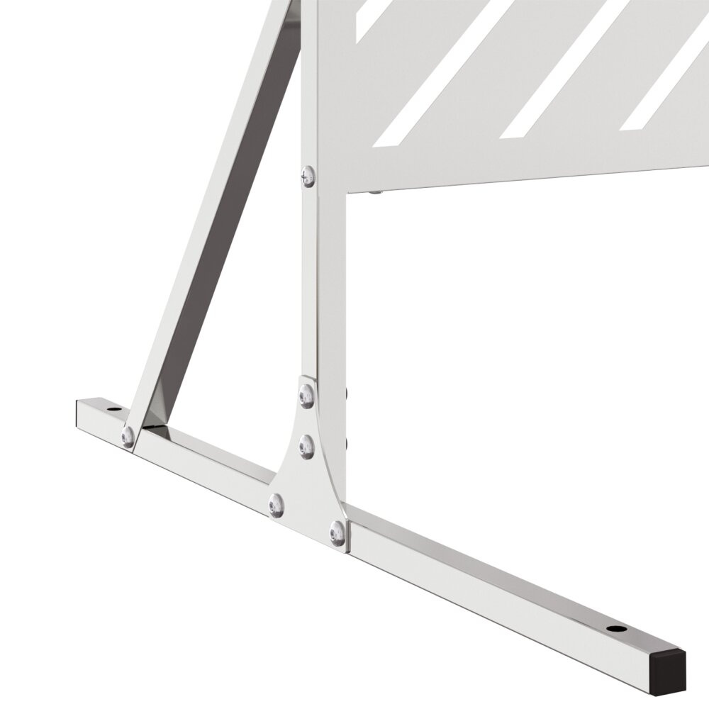 VidaXL Roestvrijstalen Schuttingpaneel Roestvrijstaal Middelgroot Duurzaam