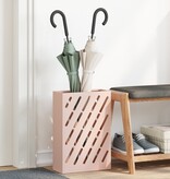 VidaXL Parapluhouder Roze Metaal Middelgroot Patroon Parapluhouder