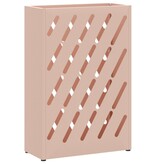 VidaXL Parapluhouder Roze Metaal Middelgroot Patroon Parapluhouder