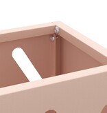 VidaXL Parapluhouder Roze Metaal Middelgroot Patroon Parapluhouder