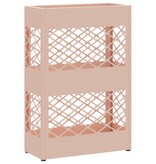 VidaXL Paraplubak Roze Metaal Standaard Decoratieve Inzetstukken