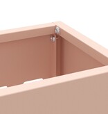 VidaXL Paraplubak Roze Metaal Standaard Decoratieve Inzetstukken