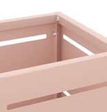 VidaXL Paraplubak Roze Metaal Decoratieve Inlegstukken Roze Paraplubak