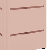 VidaXL Paraplubak Roze Metaal Decoratieve Inlegstukken Roze Paraplubak