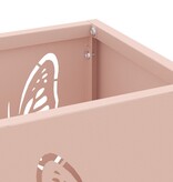 VidaXL Paraplubak Roze Metaal Standaard Decoratieve Inzetten