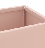 VidaXL Paraplubak Roze Metaal Standaard Paraplubak Rechthoekig