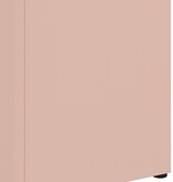 VidaXL Paraplubak Roze Metaal Standaard Paraplubak Rechthoekig