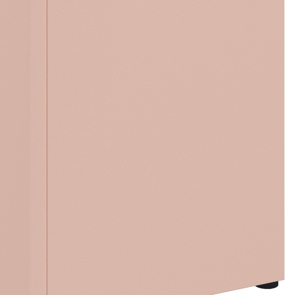 VidaXL Paraplubak Roze Metaal Standaard Paraplubak Rechthoekig